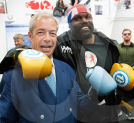 Nigel Farage and The Reform UK party’s final day of campaigning in the 2024 general election campaign, Clacton-on-Sea, Essex, Great Britain 
3rd July 2024