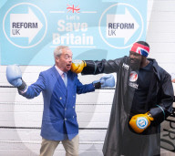 Nigel Farage and The Reform UK party’s final day of campaigning in the 2024 general election campaign, Clacton-on-Sea, Essex, Great Britain 
3rd July 2024