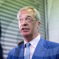 Nigel Farage and The Reform UK party’s final day of campaigning in the 2024 general election campaign, Clacton-on-Sea, Essex, Great Britain 
3rd July 2024