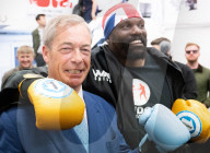 Nigel Farage and The Reform UK party’s final day of campaigning in the 2024 general election campaign, Clacton-on-Sea, Essex, Great Britain 
3rd July 2024