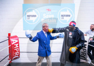 Nigel Farage and The Reform UK party’s final day of campaigning in the 2024 general election campaign, Clacton-on-Sea, Essex, Great Britain 
3rd July 2024