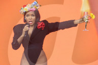 Janelle Monae performs at Glastonbury Festival 2024 Sunday - Worthy Farm, Pilton, Glastonbury