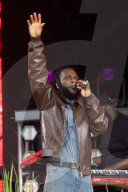 Burna Boy performs at Glastonbury Festival 2024 Sunday - Worthy Farm, Pilton, Glastonbury