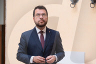 Barcelona - Pere AragonÃ¨s attends an official event amid the controversy