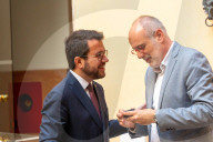 Barcelona - Pere AragonÃ¨s attends an official event amid the controversy