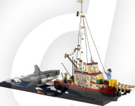 Jaws movie Lego set