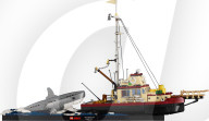 Jaws movie Lego set
