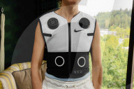 High tech boot and vest for athletic recovery-- and even work