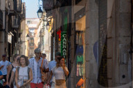 Barcelona - The Gothic Quarter of Barcelona will not have any more CBD shops, mobile phone stores, or nail salons
