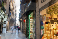 Barcelona - The Gothic Quarter of Barcelona will not have any more CBD shops, mobile phone stores, or nail salons