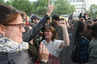 French Left celebrate best score in parliamentary elections