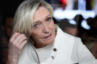 NEWS - Frankreich: Marine Le Pen am Wahlabend anlässlich der zweiten Runde der französischen Parlamentswahlen 
