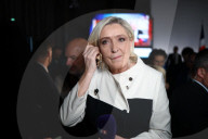 NEWS - Frankreich: Marine Le Pen am Wahlabend anlässlich der zweiten Runde der französischen Parlamentswahlen 