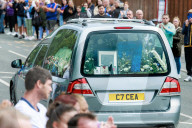 Rob Burrow funeral cortege