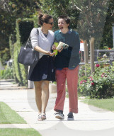 PREMIUM EXCLUSIVE Jennifer Garner Showcases Her Adorable Bond With Fin While Leaving Church