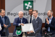 Premiazione delle squadre professionistiche lombarde in Consiglio Regionale della Lombardia
