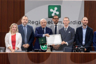 Premiazione delle squadre professionistiche lombarde in Consiglio Regionale della Lombardia