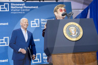 Biden with Elton John