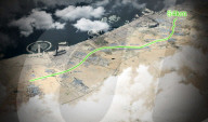 Tram system with track mounted solar panels for city's Green transport corridor
