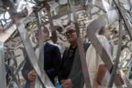 Barcelona, Princess Leonor and Infanta Sofia visit Jaume Plensa