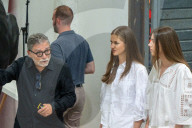 Barcelona, Princess Leonor and Infanta Sofia visit Jaume Plensa