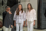 Barcelona, Princess Leonor and Infanta Sofia visit Jaume Plensa