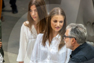 Barcelona, Princess Leonor and Infanta Sofia visit Jaume Plensa