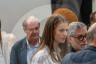 Barcelona, Princess Leonor and Infanta Sofia visit Jaume Plensa