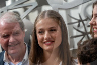 Barcelona, Princess Leonor and Infanta Sofia visit Jaume Plensa