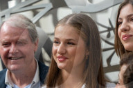 Barcelona, Princess Leonor and Infanta Sofia visit Jaume Plensa