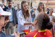 Barcelona, Princess Leonor and Infanta Sofia visit Jaume Plensa