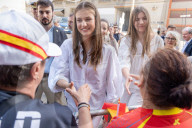 Barcelona, Princess Leonor and Infanta Sofia visit Jaume Plensa
