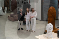 Barcelona, Princess Leonor and Infanta Sofia visit Jaume Plensa