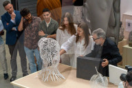 Barcelona, Princess Leonor and Infanta Sofia visit Jaume Plensa