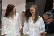 Barcelona, Princess Leonor and Infanta Sofia visit Jaume Plensa