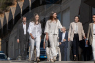 Barcelona, Princess Leonor and Infanta Sofia visit Jaume Plensa