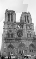 Philippe Petit walks Notre Dame Cathedral