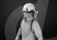 Invisible virus killing mask
