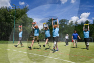 Training class for Ukraine war amputees in Lviv
