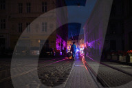 Wartime blackouts in Lviv, Ukraine