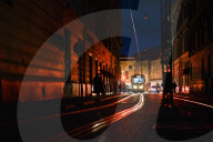 Wartime blackouts in Lviv, Ukraine