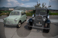 Torino - the rehearsal  for the event Fiat 125 anniversary