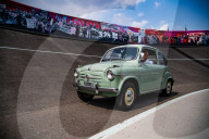Torino - the rehearsal  for the event Fiat 125 anniversary