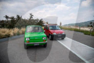 Torino - the rehearsal  for the event Fiat 125 anniversary