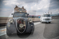 Torino - the rehearsal  for the event Fiat 125 anniversary