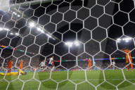 Euro 2024 semi-final match between Netherlands and England