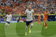 Euro 2024 semi-final match between Netherlands and England
