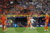 Euro 2024 semi-final match between Netherlands and England