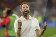 Euro 2024 semi-final match between Netherlands and England
