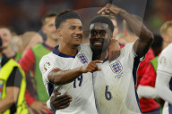 Euro 2024 semi-final match between Netherlands and England
